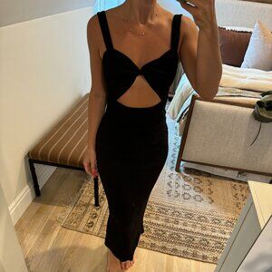 Shona Joy Black Bodycon Dress